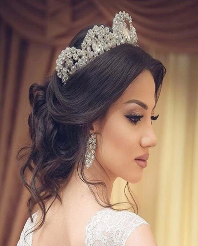 ایده چهارم برای مدل موی مراسم عقد